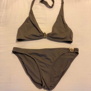 Tory Burch Beige Bikini Swimsuit Sz M